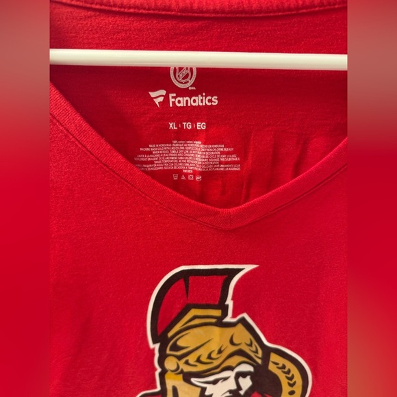 Ottawa Senators Fanatics Men's T Shirt Size X Large Red NHL Hockey Duchene - Picture 2 of 4